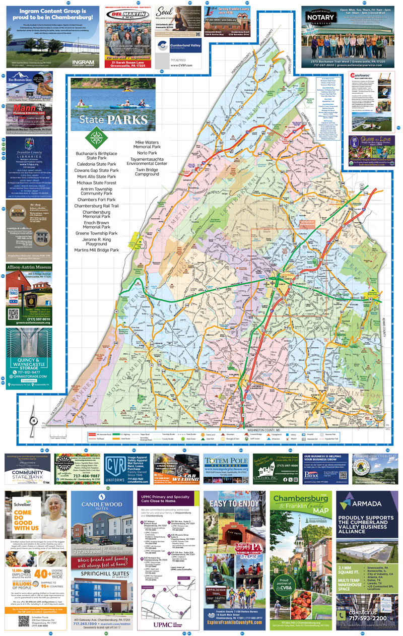 Franklin County Map